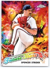 Current marketplace image for 2023 Topps Chrome #FS-15 Spencer Strider Future Stars Superfractor