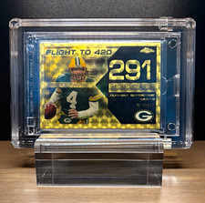 Marketplace image: SUPERFRACTOR 1/1 Brett Favre #BFC-291 Flight To 420 Packers