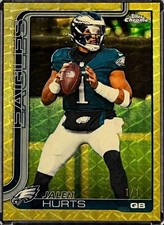 Marketplace image: Topps Chrome 2024 Jalen Hurts Eagles #247 SuperFractor 1/1 One of One