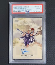 Marketplace image: 2025-26 Topps Chrome - Sky-Write Signatures Superfractor Tidjane Salaun  1/1
