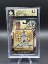 Marketplace image: 2024 Bowman Chrome Draft Konnor Griffin In Action Autograph 1/1 Superfractor