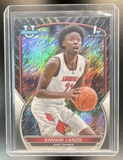 Marketplace image: 2022 Bowman Chrome University Kamari Lands #72 Black Shimmer Refractor 1/1