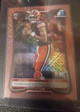 Marketplace image: 2026 Bowman Chrome Football Taylen Green Rose Gold Mojo 1/1 ROOKIE QB MINT 1/1🔥