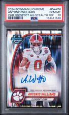 Marketplace image: 2026 BOWMAN CHROME ANTONIO WILLIAMS PSA 10 AUTO POP1 RARE STEALTH 1/1? JAYDEN WR