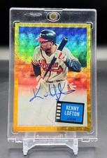 Marketplace image: 2023 Topps '57 Hit Stars True 1/1 Superfractor Foil Kenny Lofton On Card Auto