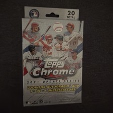 Marketplace image: 2021 Topps Chrome Baseball Update Hanger Box Factory Sealed Auto Superfractors