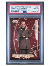 Marketplace image: 2024 Topps Star Wars Chrome G.E. Grand Moff Tarkin 1/1 Superfractor PSA 10