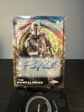 Marketplace image: 2026 Topps Star Wars Chrome Mandalorian Autograph Superfractor 1/1 Pedro Pascal