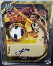Marketplace image: 2026 Topps Bowman U Best Jaland Lowe Superfractor 1/1 Game Graphs Auto & Mem