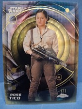 Current marketplace image for 2026 Topps Chrome Star Wars #85 Rose Tico Superfractor 1/1