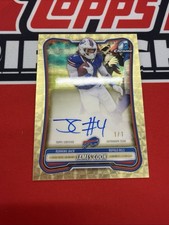 Marketplace image: 2026 Bowman Chrome James Cook Auto Superfractor 1/1 On Card Buffalo Bills
