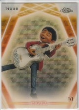 Marketplace image: 2026 Topps Disney Neon SUPERFRACTOR CNE-65 MIGUEL Coco Chrome Etch 1/1 1 of 1