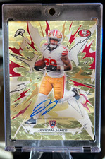 Marketplace image: 2026 Topps 1/1 Jordan James Rookie Auto Superfractor #185 San Francisco 49ers