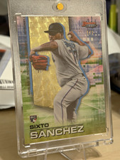 Marketplace image: SUPERFRACTOR TOPPS ‘21 Bowman Best Sixto Sanchez Rookie RC #60 1/1 Miami Marlins