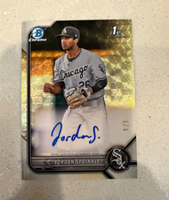 Marketplace image: Bowman Chrome Jordan Sprinkle 1st Bowman AutoWhite Sox 2022 SUPERFRACTOR 1/1