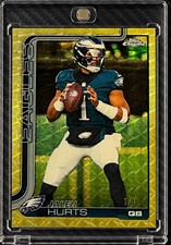Marketplace image: Topps 2024 Chrome Jalen Hurts Superfractor 1/1 #247 Philadelphia Eagles