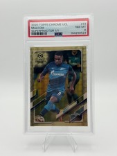 Marketplace image: 2020 Topps Chrome UCL Malcom Superfractor 1/1 PSA 8