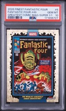 Current marketplace image for 2026 Topps Finest #6 Greatest Comic Superfractor 1/1