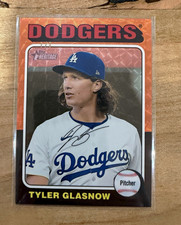 Marketplace image: 2024 Topps Heritage - Tyler Glasnow Dodgers #530 1/1 SUPERFRACTOR