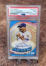 Marketplace image: 2025 Topps Finest - Finest Moments Superfractor 1/1 Johan Santana Auto #FMA-JSA