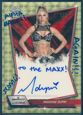 Marketplace image: 2026 Topps Chrome WWE Red Brand Superfractor Maxxine Dupri Inscriptions Auto 1/1