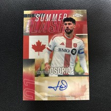 Marketplace image: 2026 Topps Chrome MLS Summer Clash Auto Jonathan Osorio Superfractor 1/1