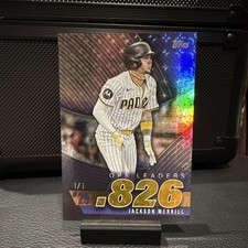 Marketplace image: 2025 Topps Super Fractor OPS Leaders Jackson Merrill Padres 1/1 Parallel #OPS-25