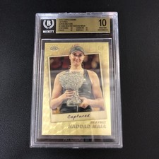 Marketplace image: 2024 Topps Chrome Tennis Captured Beatriz Haddad Maia Superfractor 1/1 BGS 10