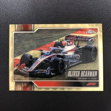 Current marketplace image for 2026 Topps Chrome #103 Oliver Bearman Superfractor Superfractor 1/1