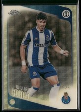 Marketplace image: 2025-26 Topps Chrome UEFA Club Competitions #50 William Gomes SuperFractor #/1