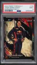 Marketplace image: 2024 Finest Formula 1 F1 Superfractor Josep Maria Marti ROOKIE 1/1 #142 PSA 9 RC