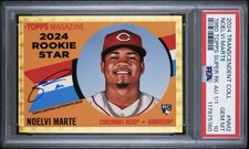 Marketplace image: 2024 TOPPS TRANSCENDENT COLLECTION NOELVI MARTE AUTO SUPERFRACTOR 1/1 PSA 10