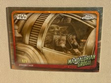 Marketplace image: 2026 Topps Chrome Star Wars Mandalorian Grogu MAGR-4 Superfractor 1/1