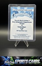 Current marketplace image for 2026 Topps Chrome #AT-KBN Kaylan Bigun Base Autographs Superfractor