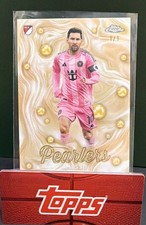 Marketplace image: Lionel Messi 2026 Topps Chrome MLS Pearlers (CASE HIT) Superfractor 1/1 SP 1:13M