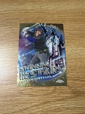 Marketplace image: 2026 Topps Carson Williams Swinging Stars Chrome Fanatics SuperFractor RC #1/1