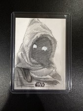 Marketplace image: 2026 Topps Chrome Star Wars Jawa Sketch Card 1/1 Jessica Hickman