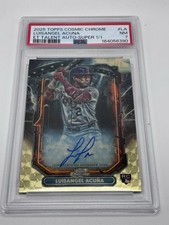 Marketplace image: Topps 2025 Cosmic Chrome Luisangel Acuna Mets RC Auto Superfractor 1/1 ETA-LA
