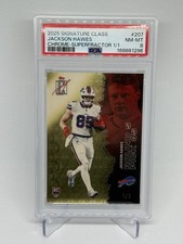 Marketplace image: 2025 Topps Signature Class Jackson Hawes Bills RC Chrome-Superfractor 1/1 PSA 8