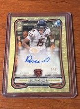 Marketplace image: 2026 Bowman Chrome Rome Odunze Superfractor 1/1 Autograph BCA-RO