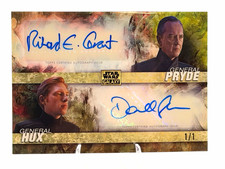 Marketplace image: 2026 Star Wars Galaxy Dual Auto Domhnall Gleeson Richard Grant 1/1 Superfractor