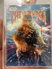 Marketplace image: Chewbacca Galactic Maximalists Superfractor 1/1 2026 Topps Chrome Star Wars