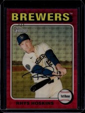 Current marketplace image for 2024 Topps Heritage #163 Rhys Hoskins Superfractor 1/1