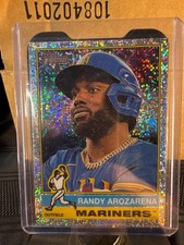 Current marketplace image for 2025 Topps Heritage #44 Randy Arozarena Chrome SuperFractor Superfractor