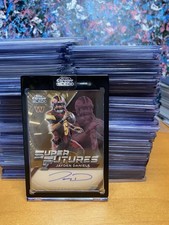 Marketplace image: 2025 Topps Chrome Black - Super Futures Jayden Daniels (AU) 1/1 SUPERFRACTOR