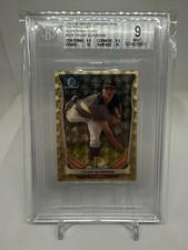 Current marketplace image for 2014 Bowman Chrome #318 Factory Set Tyler Glasnow Superfractor 1/1