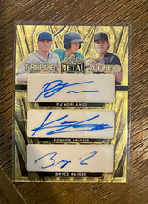 Marketplace image: 2024 leaf Metal Triple Auto TA-12 Morlando Griffin Rainer 1/1 Gold Superfractor