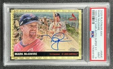 Marketplace image: 1/1 MARK MCGWIRE PSA 9 2025 TOPPS CHROME PLATINUM CITY VAR AUTO SUPERFRACTOR 1/1
