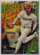 Marketplace image: 2025 Topps Chrome James Wood Fortune 15 Superfractor 1/1 #F15-10 RC Nationals SP