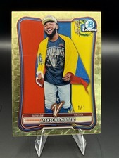 Marketplace image: 2026 Bowman Chrome Jackson Chourio WBC Flag Superfractor 1/1 WBC-5 Venezuela